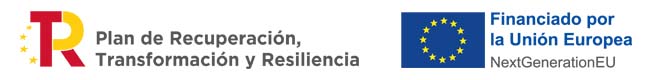 Plan de recuperación, transformación y resiliencia Gobierno de españa. Financiado por la Unión Europea,Fondos FEDER